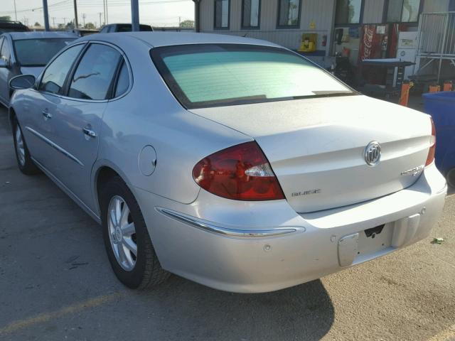2G4WD562551263242 - 2005 BUICK LACROSSE C SILVER photo 3