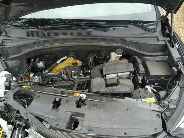 5XYZU3LB7HG424436 - 2017 HYUNDAI SANTA FE S GRAY photo 7