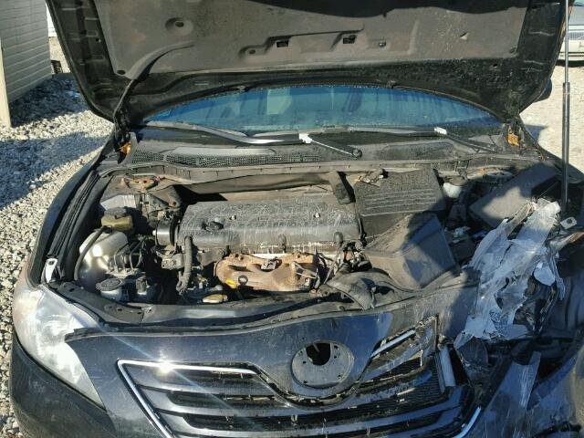 4T4BE46K39R063675 - 2009 TOYOTA CAMRY BLACK photo 7