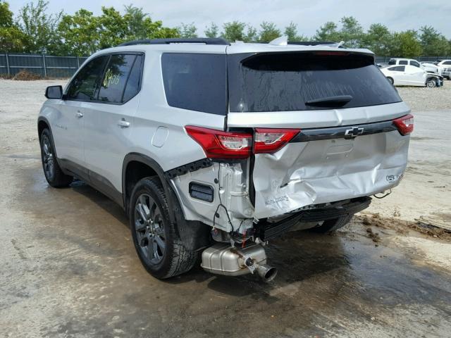 1GNERJKXXJJ149286 - 2018 CHEVROLET TRAVERSE R SILVER photo 3