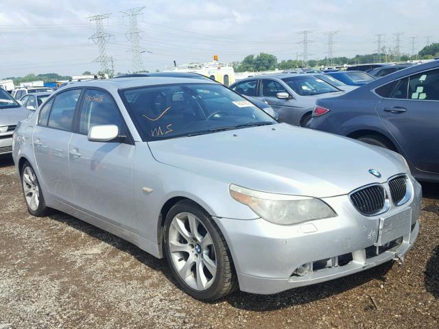 WBANB33525CN65782 - 2005 BMW 545 I SILVER photo 1