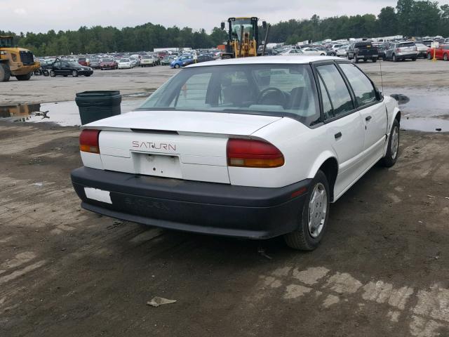 1G8ZG5280SZ296276 - 1995 SATURN SL1 WHITE photo 4