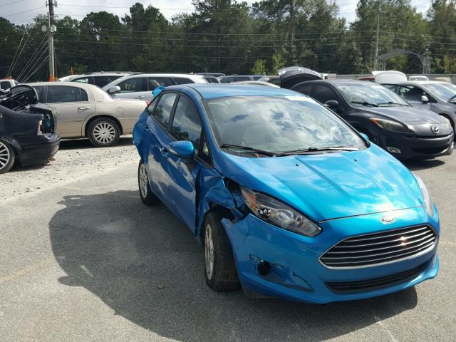 3FADP4BJ5FM122701 - 2015 FORD FIESTA BLUE photo 1