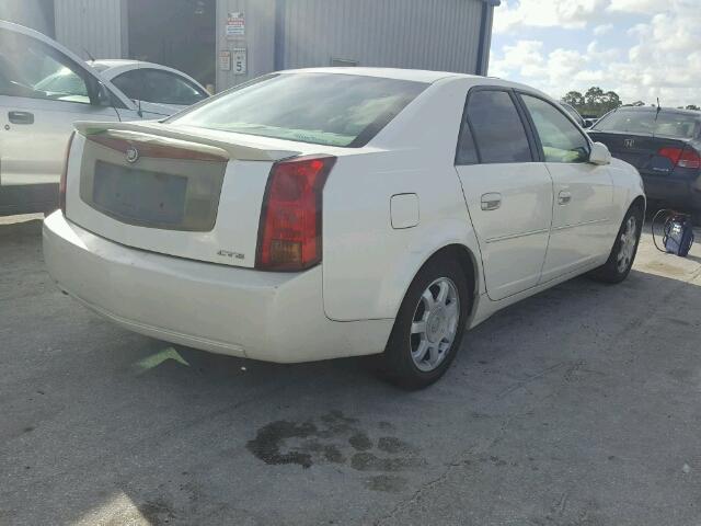 1G6DM57NX30114468 - 2003 CADILLAC CTS WHITE photo 4