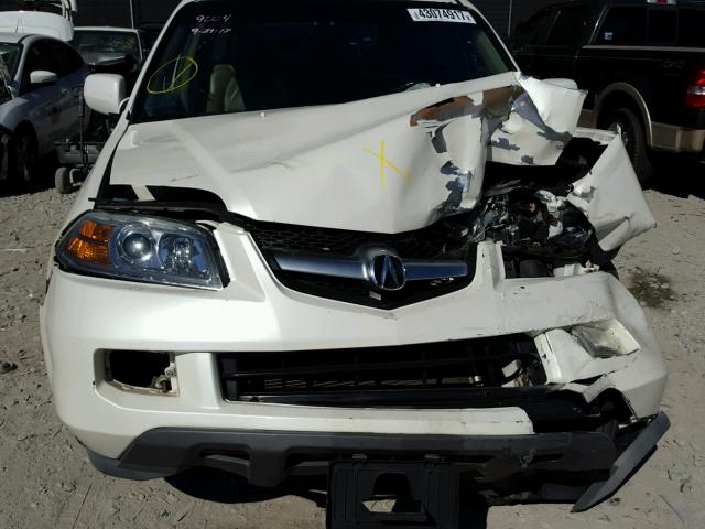 2HNYD18856H502461 - 2006 ACURA MDX WHITE photo 7