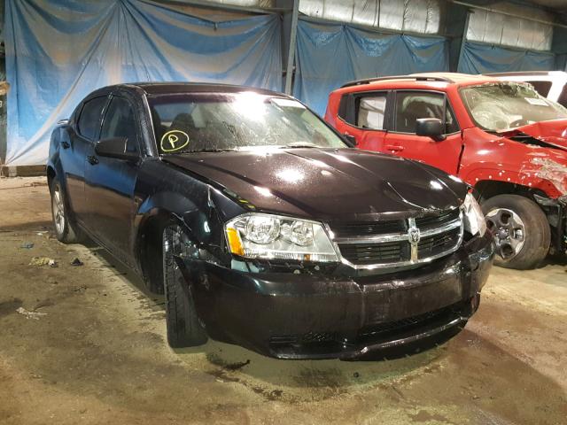 1B3CC1FB6AN235916 - 2010 DODGE AVENGER EX BLACK photo 1