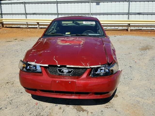 1FAFP42X21F132785 - 2001 FORD MUSTANG GT RED photo 9