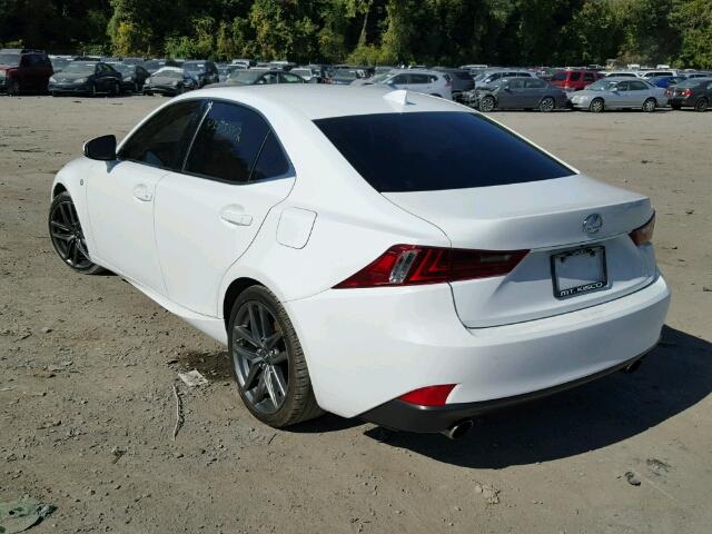 JTHCF1D26E5013681 - 2014 LEXUS IS 250 WHITE photo 3