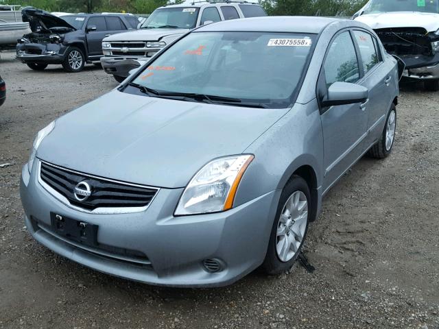 3N1AB6AP3CL753450 - 2012 NISSAN SENTRA 2.0 GRAY photo 2