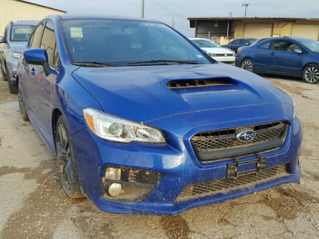 JF1VA1F60G9809630 - 2016 SUBARU WRX PREMIU BLUE photo 1