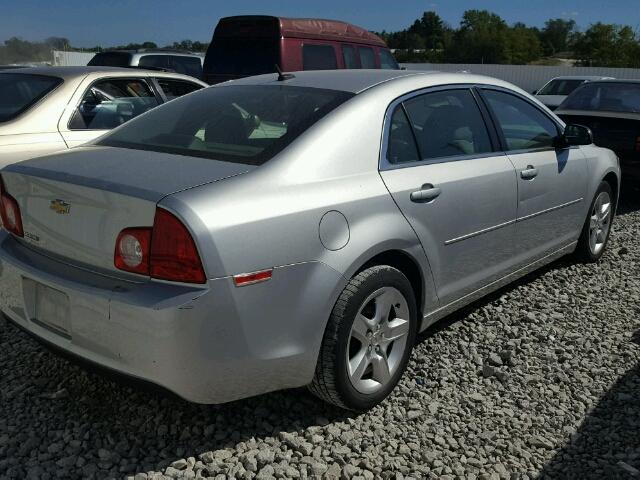 1G1ZB5E15BF227127 - 2011 CHEVROLET MALIBU LS SILVER photo 4