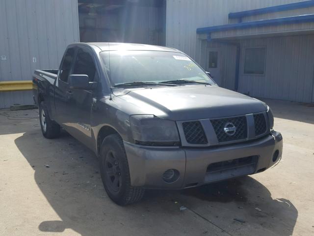 1N6AA06A56N554516 - 2006 NISSAN TITAN XE GRAY photo 1