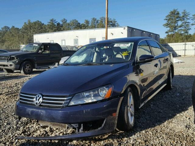 1VWBP7A30CC088103 - 2012 VOLKSWAGEN PASSAT BLUE photo 2