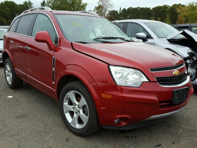 3GNAL3EK5ES589349 - 2014 CHEVROLET CAPTIVA BURGUNDY photo 1