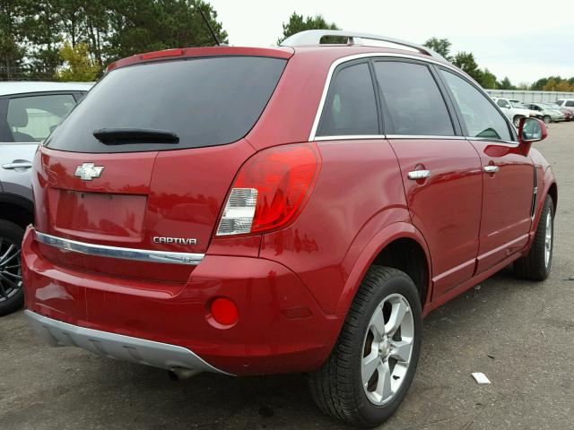 3GNAL3EK5ES589349 - 2014 CHEVROLET CAPTIVA BURGUNDY photo 4