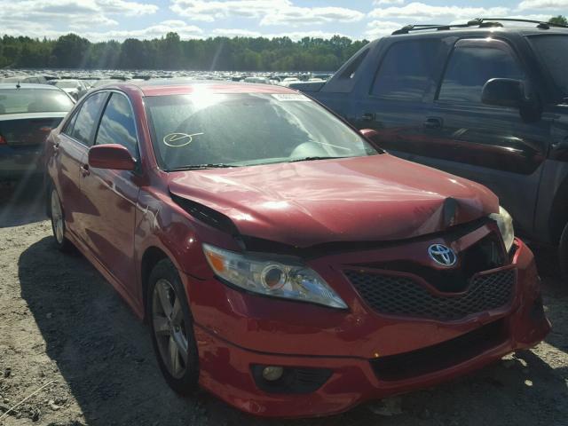 4T1BF3EK3AU071640 - 2010 TOYOTA CAMRY BASE BURGUNDY photo 1