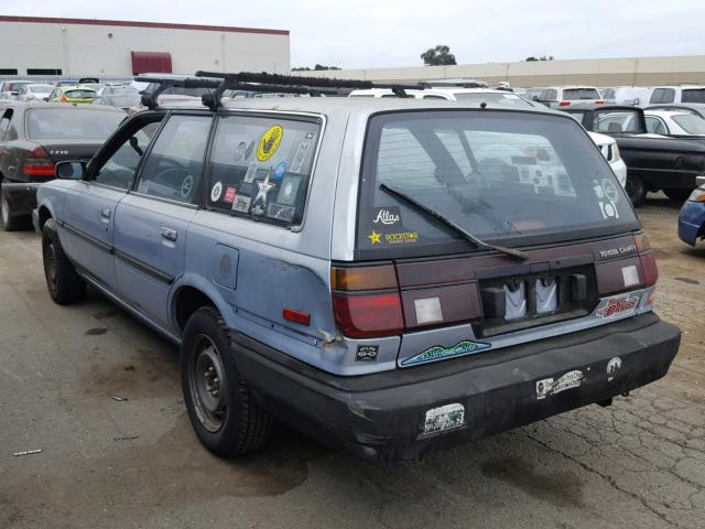 JT2SV21W9K0281509 - 1989 TOYOTA CAMRY DLX BLUE photo 3