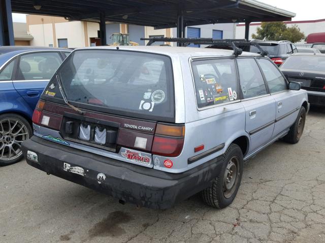 JT2SV21W9K0281509 - 1989 TOYOTA CAMRY DLX BLUE photo 4