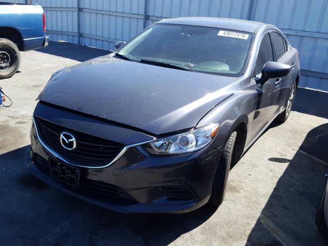 JM1GJ1U56G1442308 - 2016 MAZDA 6 SPORT CHARCOAL photo 2