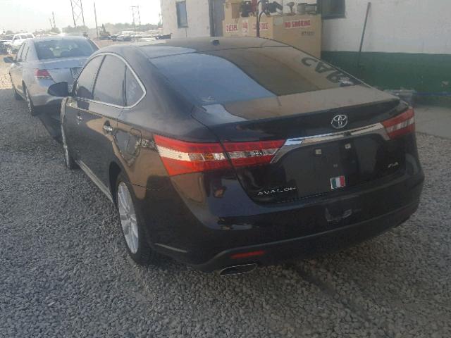 4T1BK1EB1DU031836 - 2013 TOYOTA AVALON BAS 黑色 照片 3