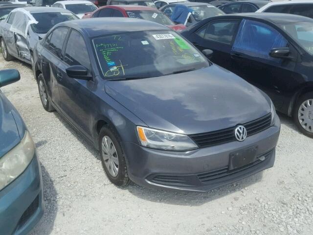 3VW2K7AJ7BM066061 - 2011 VOLKSWAGEN JETTA BASE 灰色 照片 1