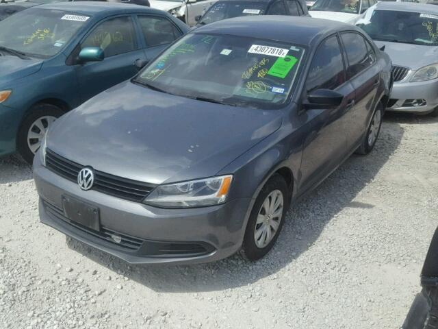 3VW2K7AJ7BM066061 - 2011 VOLKSWAGEN JETTA BASE 灰色 照片 2