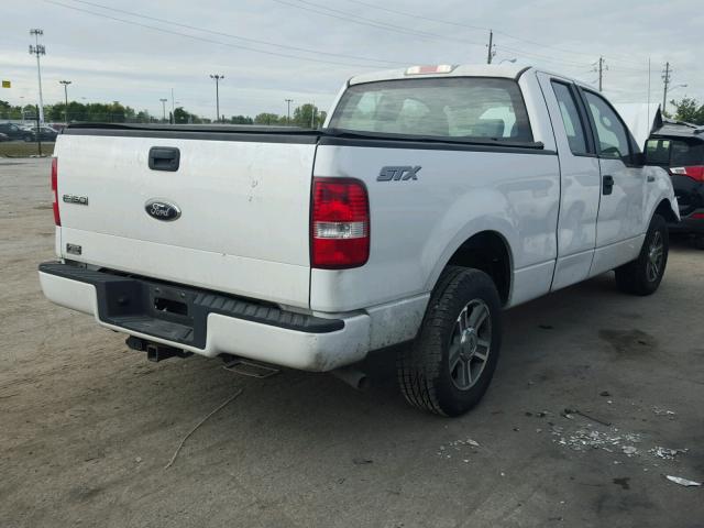 1FTRX12W08FB29147 - 2008 FORD F150 WHITE photo 4