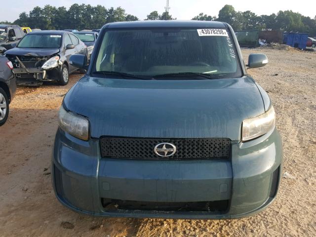 JTLKE50E291091027 - 2009 SCION XB GREEN photo 9