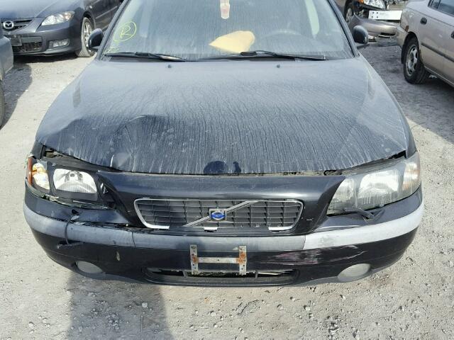 YV1RS61T442395284 - 2004 VOLVO S60 BLACK photo 7