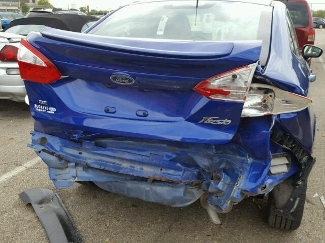 3FADP4BJ7FM190174 - 2015 FORD FIESTA SE BLUE photo 9