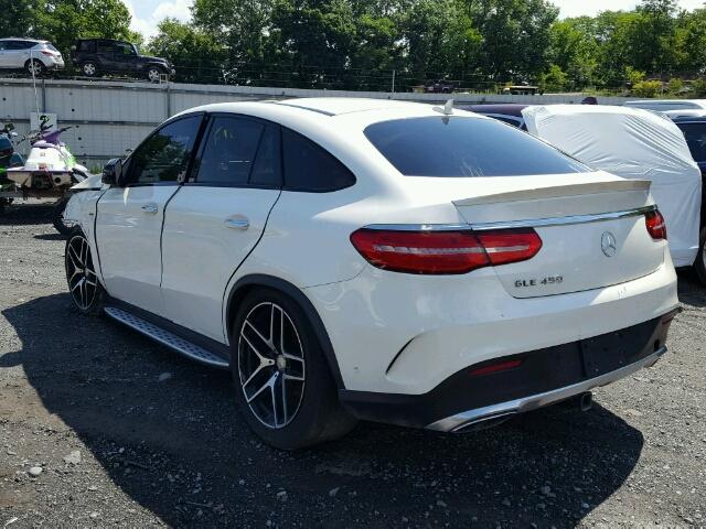 4JGED6EB6GA024102 - 2016 MERCEDES-BENZ GLE COUPE WHITE photo 3