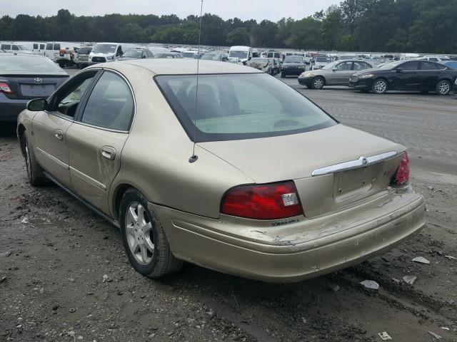 1MEHM55S61A617072 - 2001 MERCURY SABLE LS P BEIGE photo 3