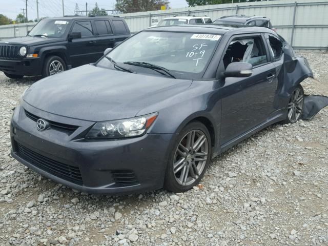 JTKJF5C76C3034254 - 2012 TOYOTA SCION TC GRAY photo 2