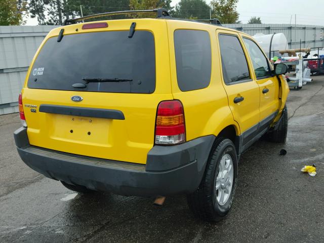 1FMYU93163KC97943 - 2003 FORD ESCAPE YELLOW photo 4