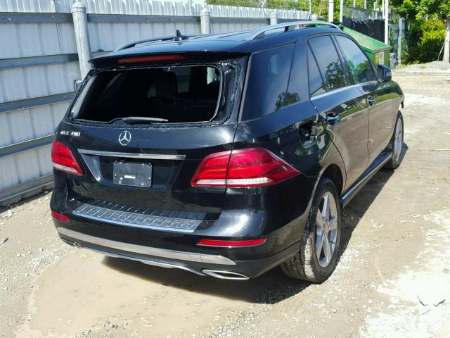 4JGDA5JB7GA731990 - 2016 MERCEDES-BENZ GLE 350 BLACK photo 4