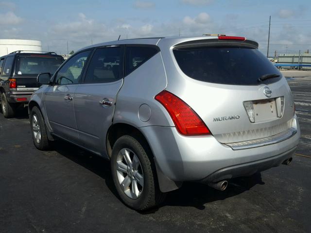 JN8AZ08T96W424473 - 2006 NISSAN MURANO SILVER photo 3