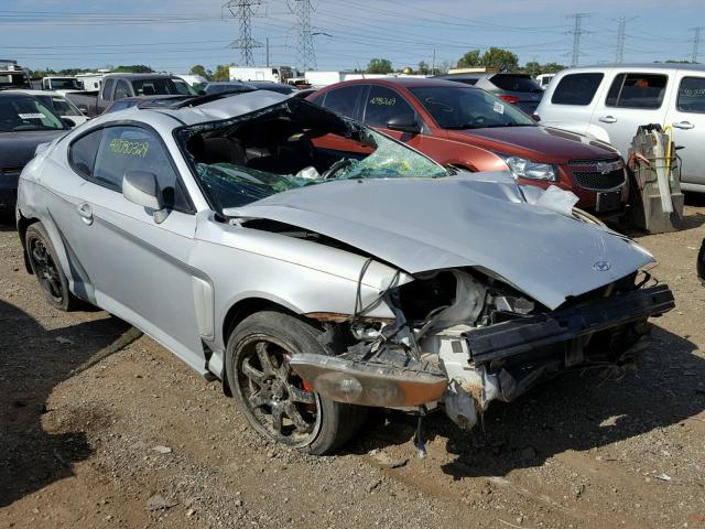 KMHHM65DX4U105256 - 2004 HYUNDAI TIBURON SILVER photo 1