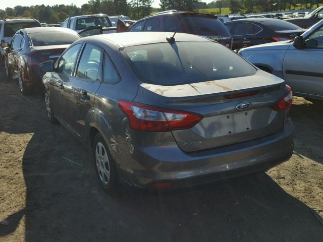 1FADP3E2XDL240322 - 2013 FORD FOCUS S GRAY photo 3