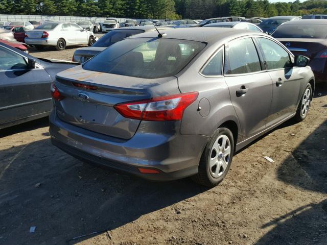 1FADP3E2XDL240322 - 2013 FORD FOCUS S GRAY photo 4