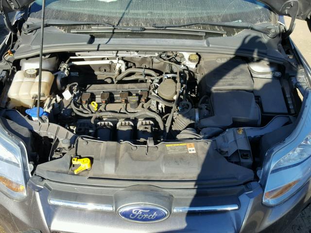 1FADP3E2XDL240322 - 2013 FORD FOCUS S GRAY photo 7