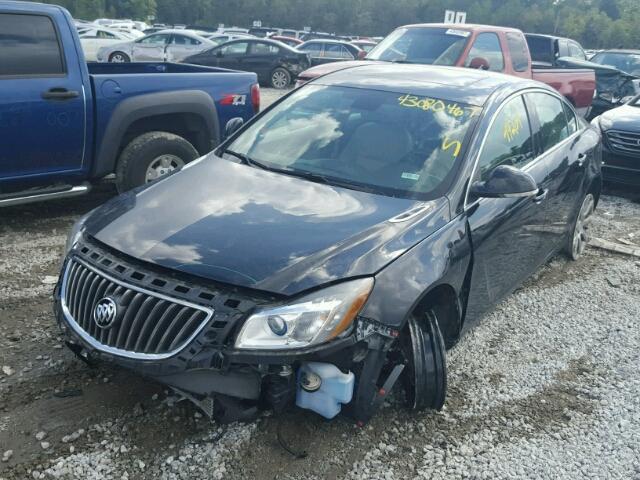 2G4GU5GV2C9134368 - 2012 BUICK REGAL PREM BLACK photo 2