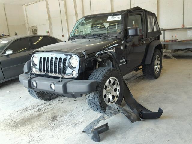 1C4AJWAG0EL209583 - 2014 JEEP WRANGLER S 黑色 照片 2