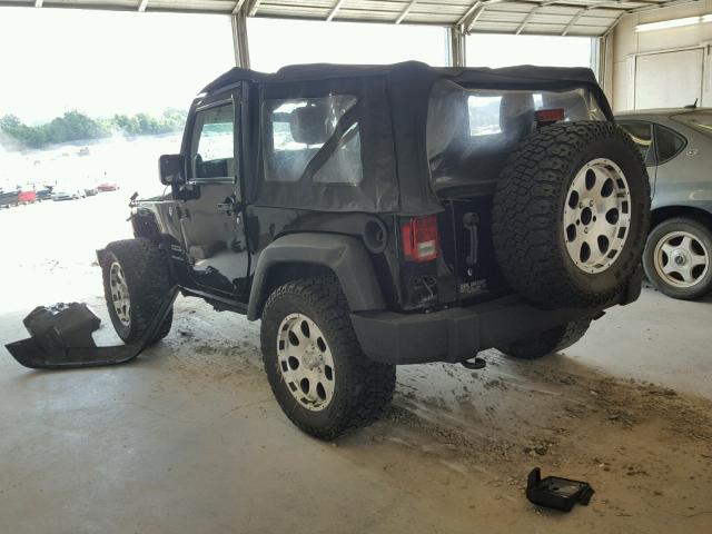 1C4AJWAG0EL209583 - 2014 JEEP WRANGLER S 黑色 照片 3