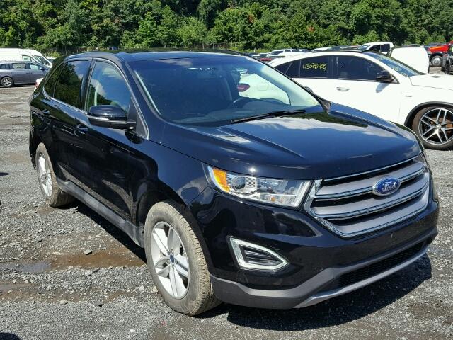 2FMPK4J89HBB51672 - 2017 FORD EDGE SEL BLACK photo 1