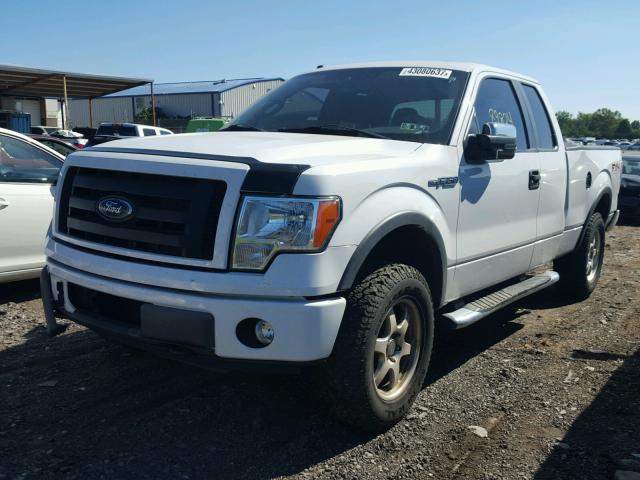 1FTFX1EV2AFA94977 - 2010 FORD F150 SUPER WHITE photo 2