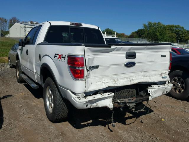 1FTFX1EV2AFA94977 - 2010 FORD F150 SUPER WHITE photo 3