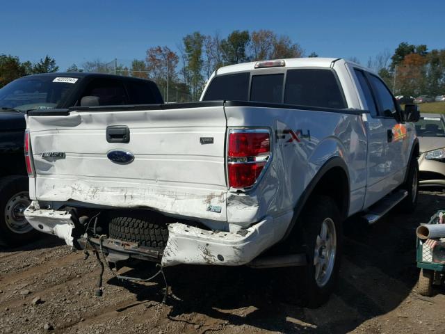 1FTFX1EV2AFA94977 - 2010 FORD F150 SUPER WHITE photo 4