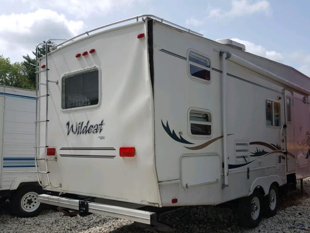 4X4FWCD263V005646 - 2003 WILD 5TH WHEEL WHITE photo 9