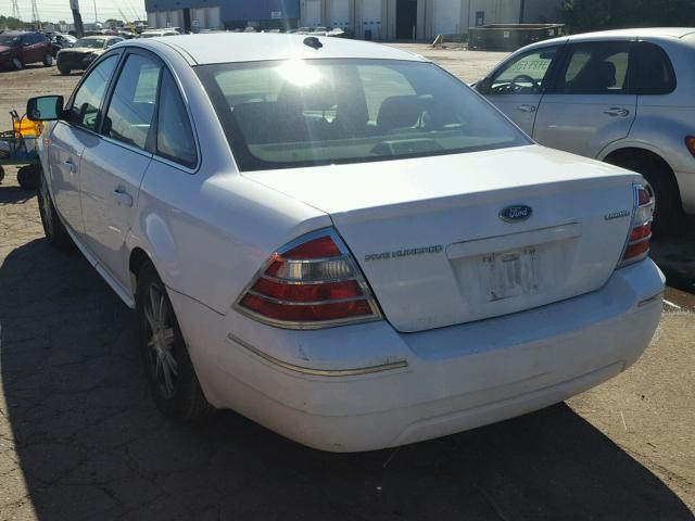 1FAHP25147G159400 - 2007 FORD FIVE HUNDR WHITE photo 3