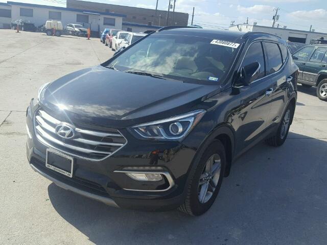 5XYZU3LB7HG464225 - 2017 HYUNDAI SANTA FE S BLACK photo 2